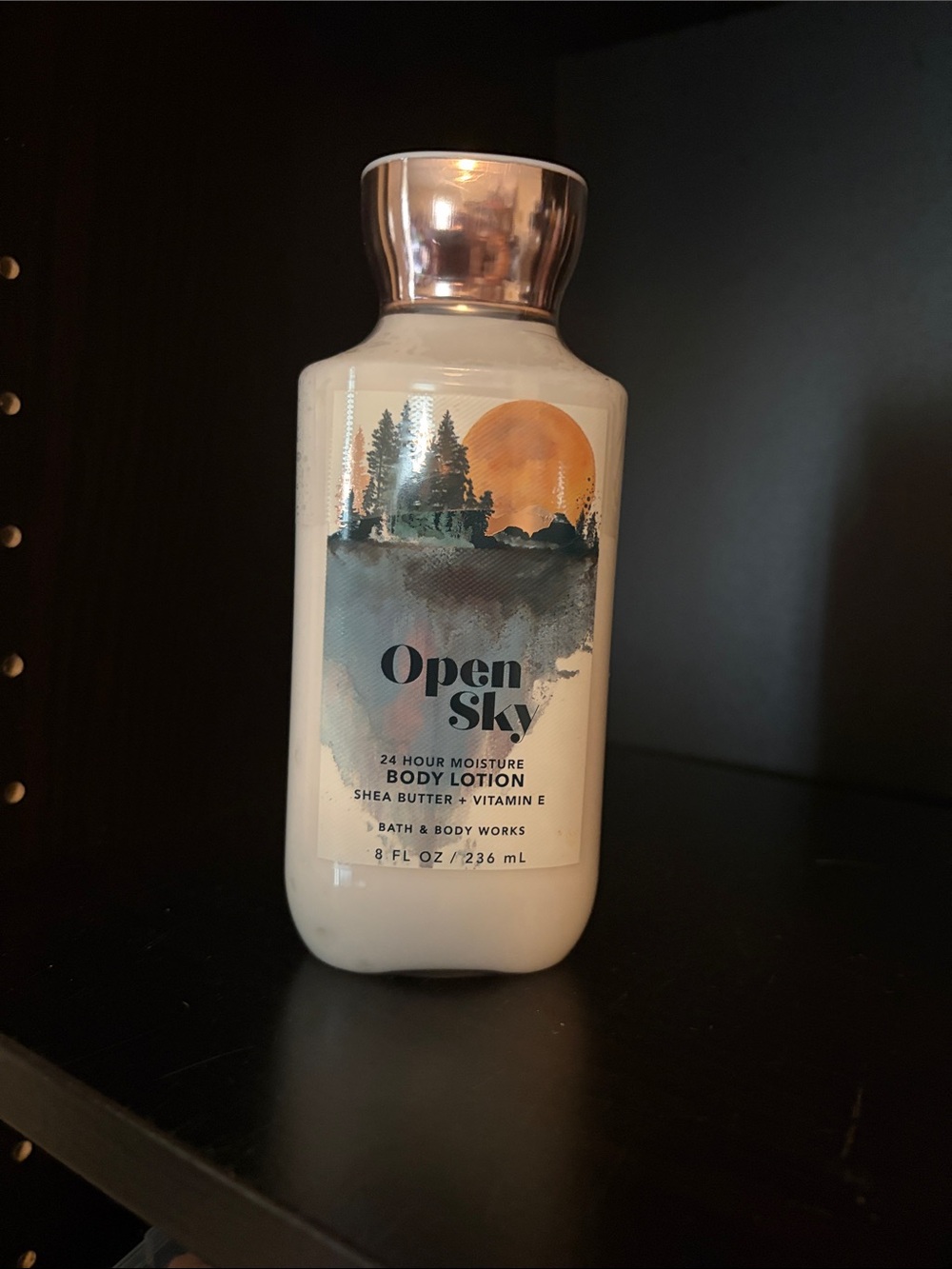 Bath & Body Works Open Sky Body Lotion - White, Gold